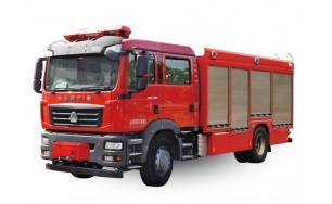 重汽壓縮空氣泡沫消防車