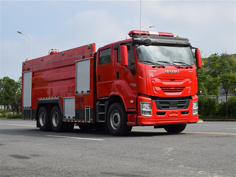 慶鈴后雙橋泡沫消防車(chē)（16噸）圖片